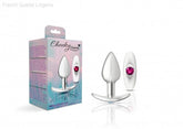 Cheeky Charms - Silver Metal Butt T-Plug Kit-French Quarter Lingerie